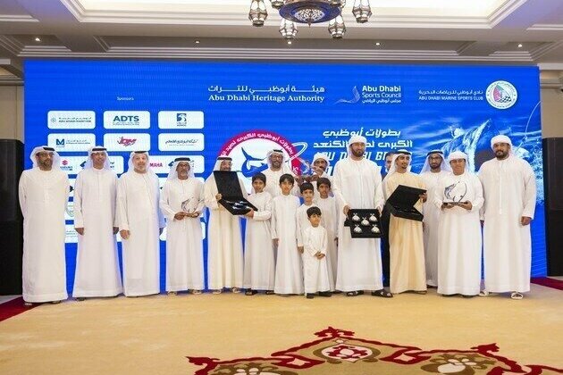 Ahmed bin Hamdan awards winners of Abu Dhabi Grand Kingfish Championships 2025