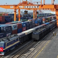 CHINA-TIANJIN-AZERBAIJAN-CROSS-CASPIAN FREIGHT ROUTE-INAUGURATION (CN)
