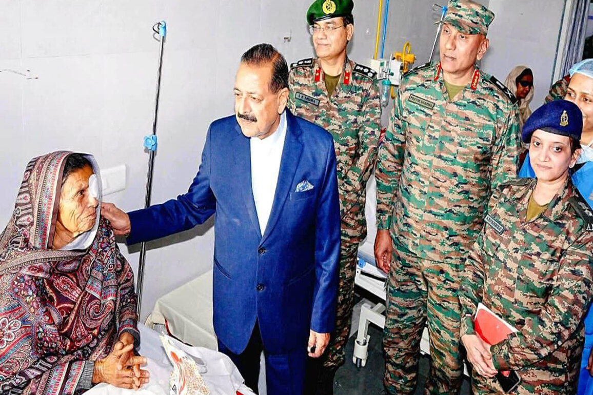 Op Drishti eye camp in JK screens 2,000+, performs 400+ surgeries