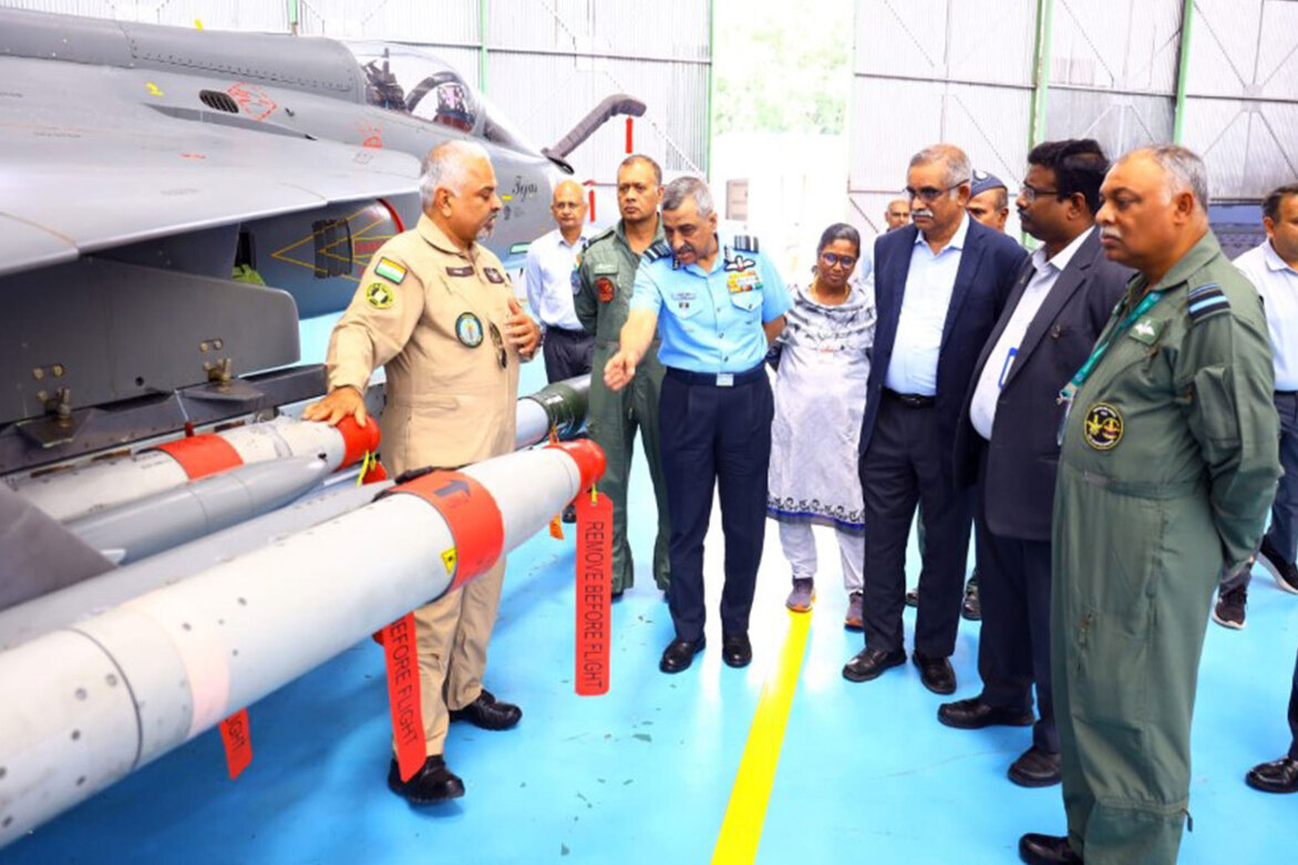 Air Marshal Ashutosh Dixit reviews Tejas Mk1A, indigenous aviation projects at HAL Bengaluru