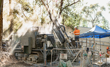 Sunday Creek drilling. Credit: Southern Cross.