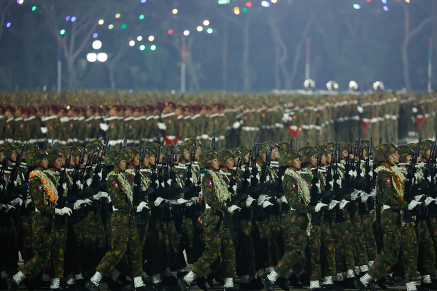 MYANMAR-NAY PYI TAW-80TH ARMED FORCES DAY