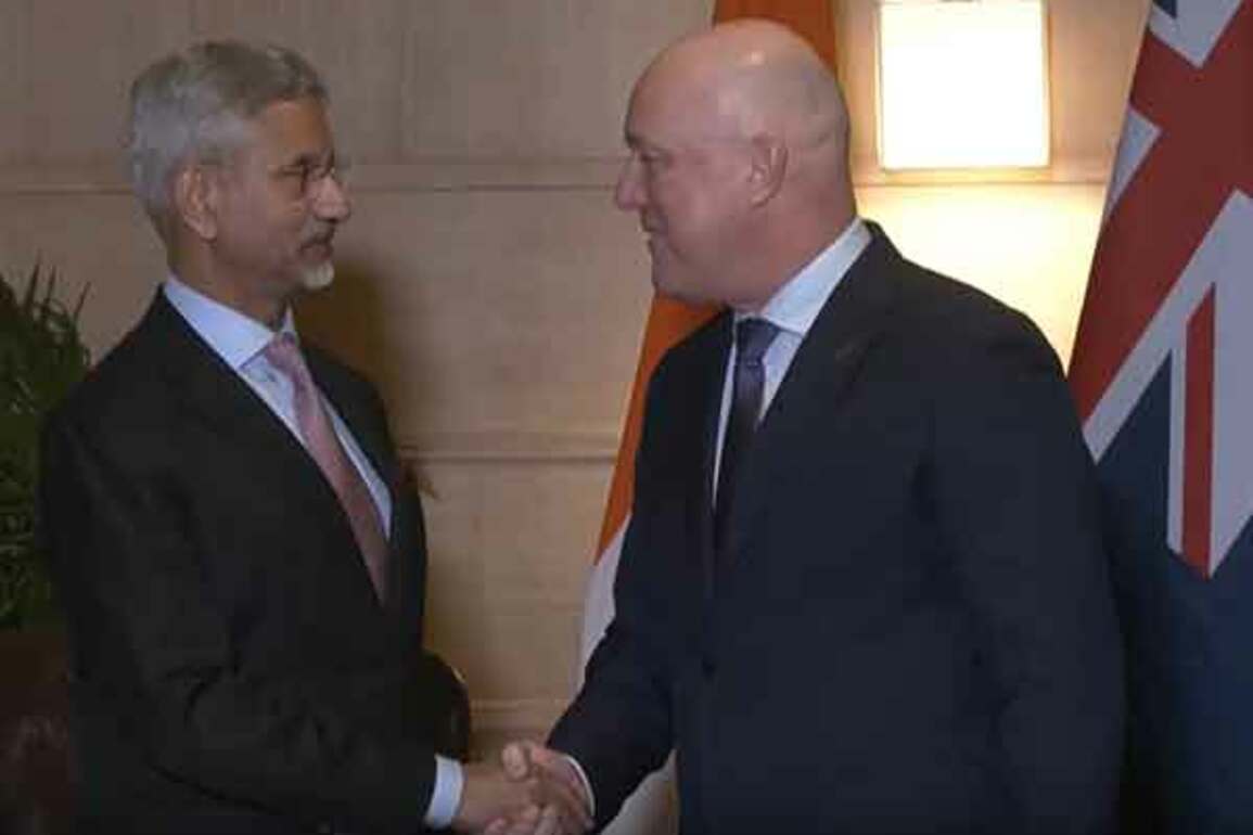 EAM Jaishankar meets New Zealand PM Christopher Luxon