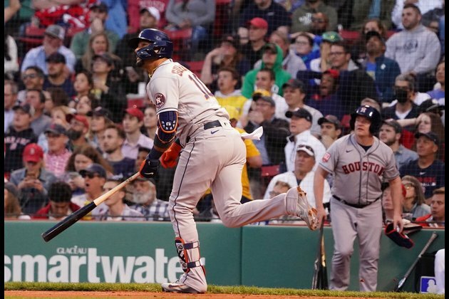 MLB roundup: Astros hit record-tying 5 HRs in one inning