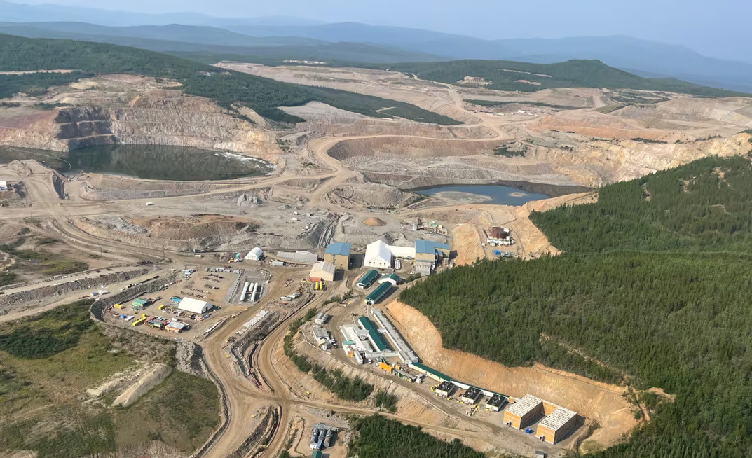 The Minto mine site in Yukon, Canada