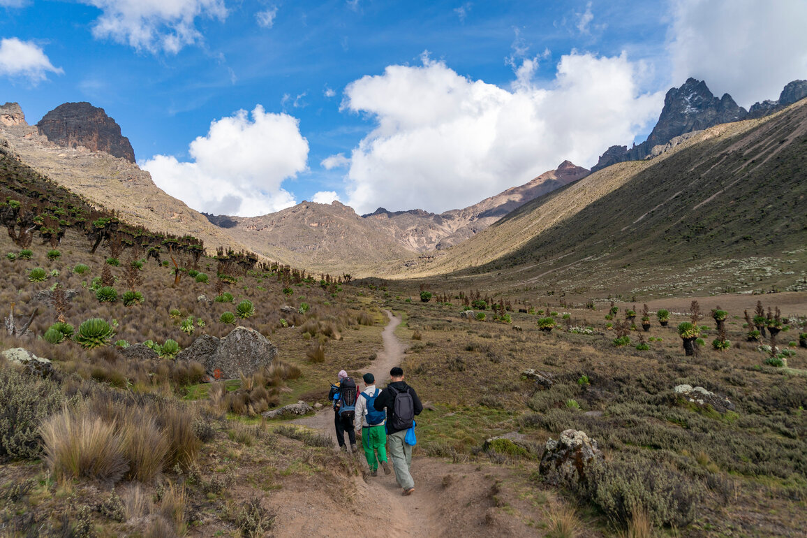 KENYA-MOUNT KENYA NATIONAL PARK-SCENERY