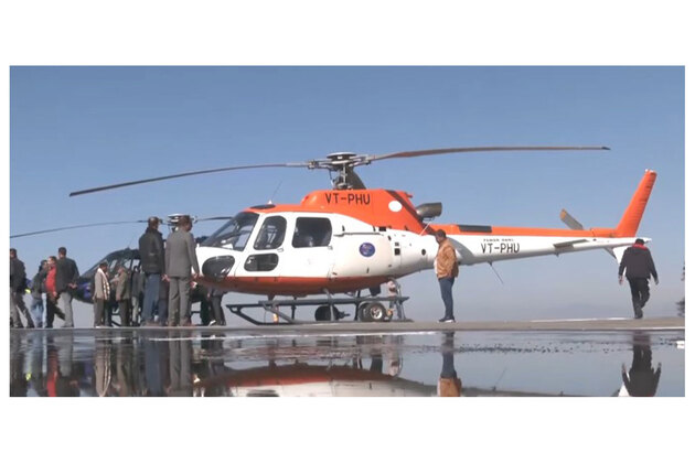 Himachal CM flags off Shimla heli taxi to Kullu, Kinnaur and Chandigarh