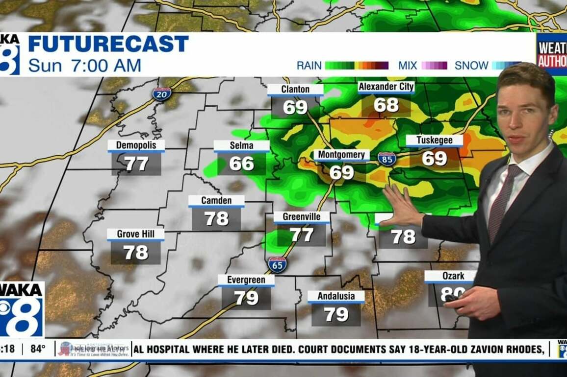 Multiple rounds of storms, some severe, through at least Monday - WAKA 8