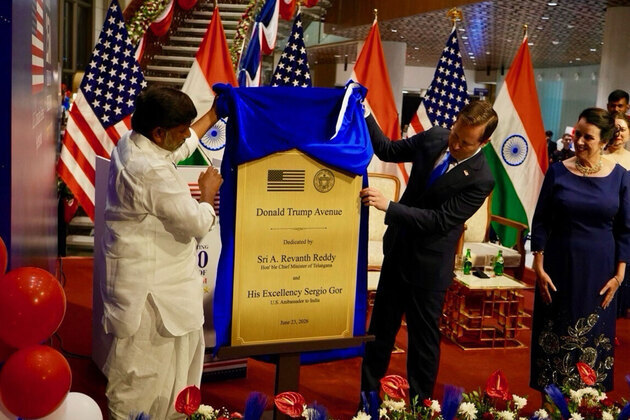Trump thanks India for naming road adjoining US Consulate in Hyderabad as "Donald Trump Avenue"