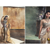 Met Gala 2026: Isha Ambani brings touch of art in sculpted Gaurav Gupta sari, carries mango in hand