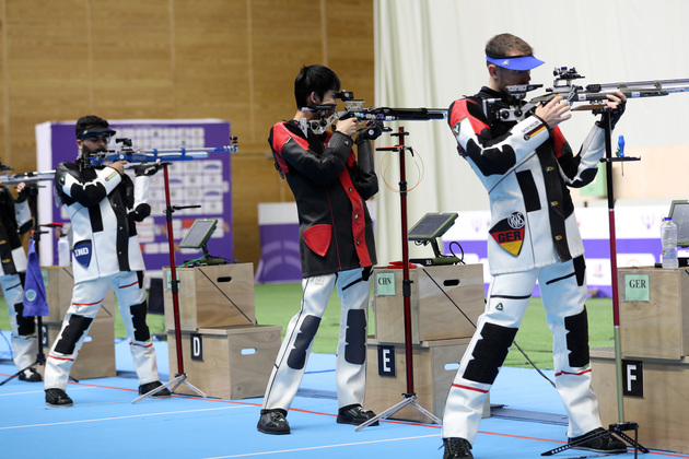 (SP)EGYPT-CAIRO-SHOOTING-ISSF WORLD CHAMPIONSHIP-10M AIR RIFLE-MEN'S FINAL