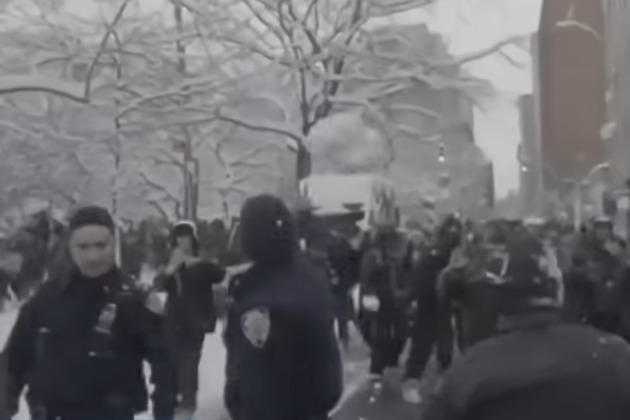 Second arrest after NYPD attacked with snowballs
