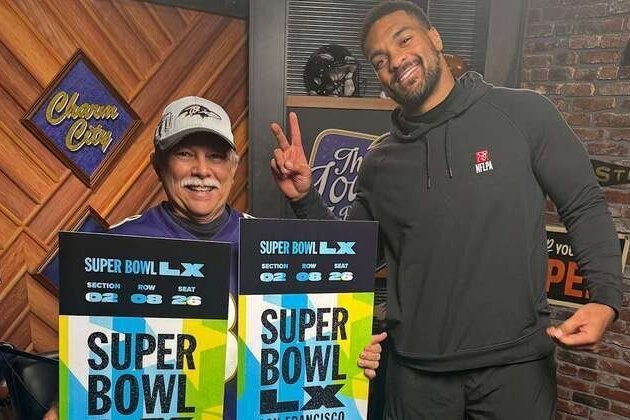 Ravens Fan Who Has Never Missed a Game Gets Super Bowl Tickets