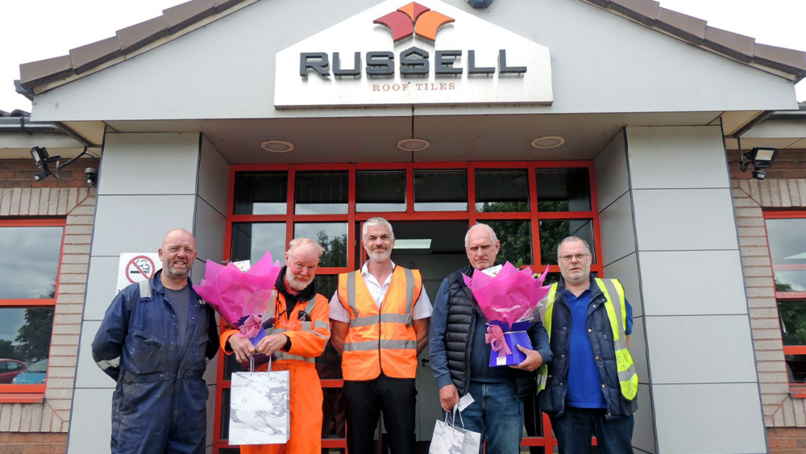 Andy Illif, Dave Brooks, Bruce Laidlaw, Colin Dilks and Paul Erskine