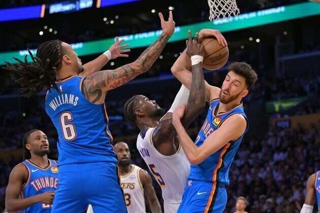 Thunder bury Lakers in second half to take 3-0 series lead