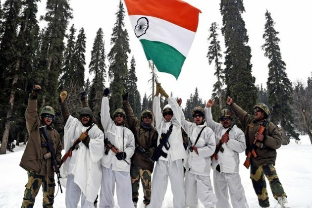 JK: Indian Army celebrates 74th Republic Day in snow clad Gulmarg Sector