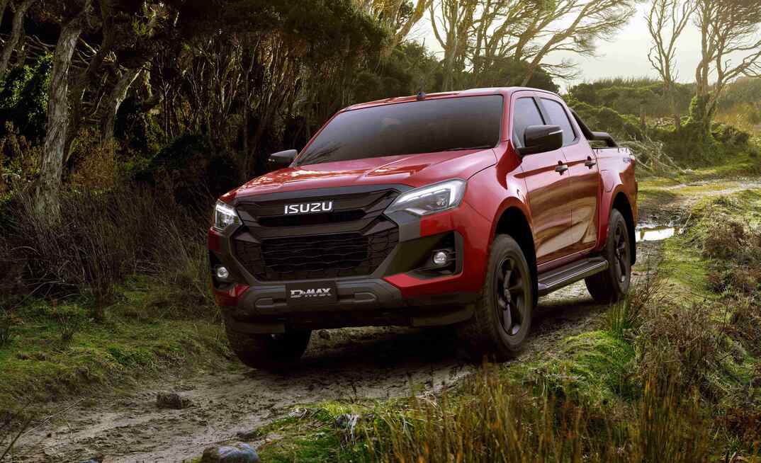 ISUZU's 2024 D-MAX utes have several upgrades including in-cab entertainment and some suspension tweaks. Image courtesy ISUZU. 