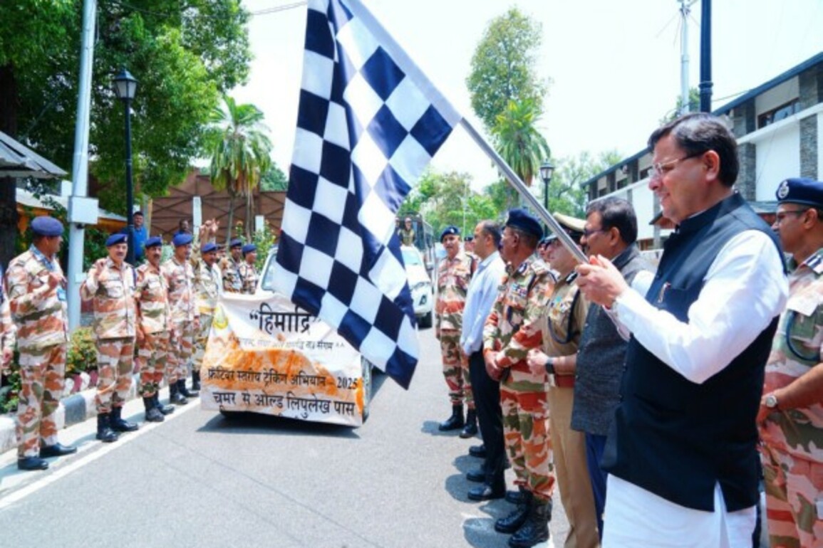 Uttarakhand CM flags off ITBP's Himadri Trekking Expedition-2025