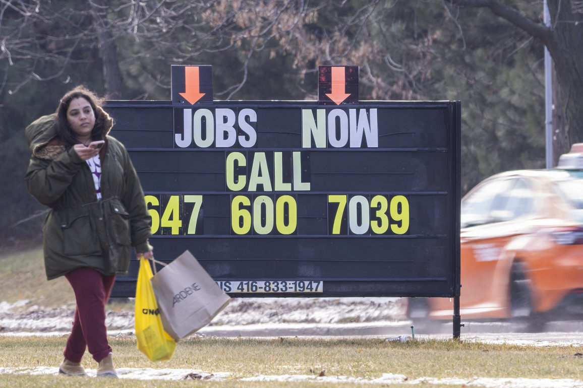 CANADA-TORONTO-UNEMPLOYMENT RATE-DECEMBER