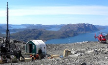  On site at Kvanefjeld in Greenland