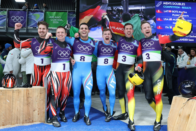 (MICO2026)ITALY-CORTINA D'AMPEZZO-OLYMPIC WINTER GAMES-LUGE-MEN'S DOUBLES