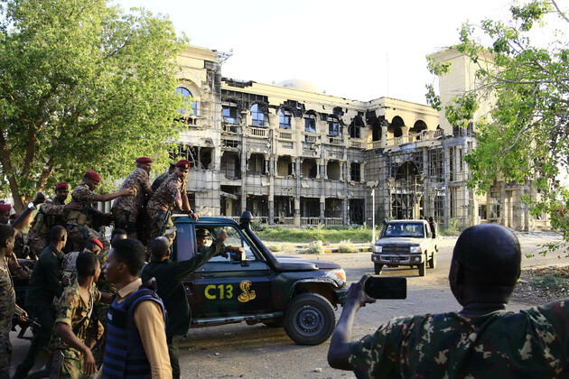 SUDAN-KHARTOUM-PRESIDENTIAL PALACE-AL-BURHAN-VISIT