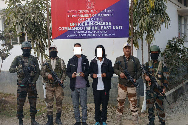 Security forces conducts search operation in Manipur, arrested 2 active cadres of KCP