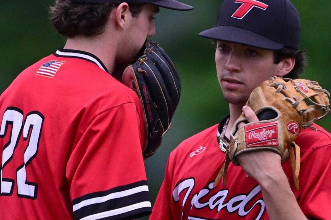 Sawyer Brunson pitches out of trouble to help Triad advance to sectional title game