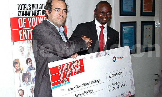 Total Uganda awards top innovators Total Uganda awards top innovators