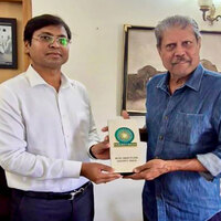 Kapil Dev meets Hockey India president Dilip Tirkey, lauds rise of Indian hockey talent