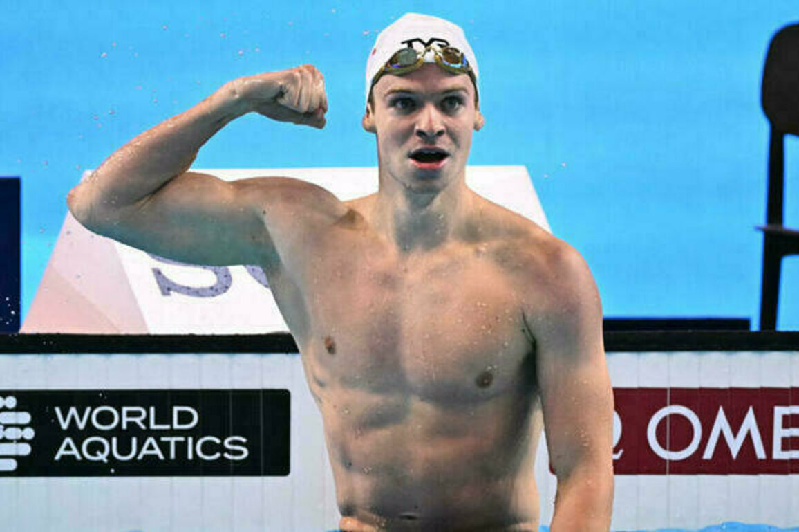 French swimmer Lon Marchand smashes 200m medley world record