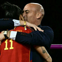 Ex-Spanish football boss fined 10,000 for kissing player 