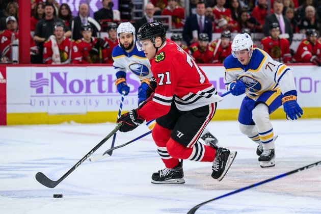 Rasmus Dahlin part of all 3 Sabres goals in win over Blackhawks