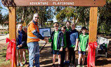 The Evolution Mining-sponsored nature play space in Kalgoorlie