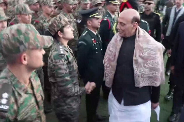 Army Day: Defence Minister Rajnath Singh interacts with troops in Jaipur, hails Operation Sindoor