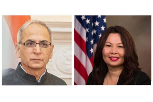 Indian Ambassador Vinay Kwatra meets US Senator Tammy Duckworth; discusses trade, energy and defence cooperation