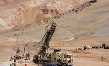 Drilling at Nueva Esperanza in Chile