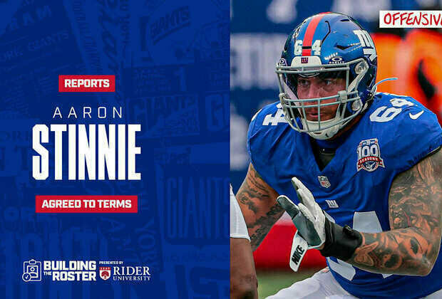 Giants agree to terms with OL Aaron Stinnie