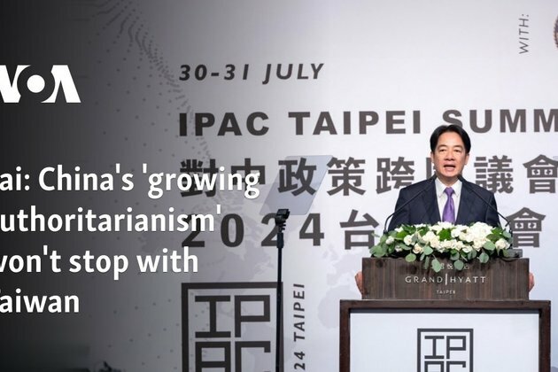 Lai: China&#039;s &#039;growing authoritarianism&#039; won&#039;t stop with Taiwan