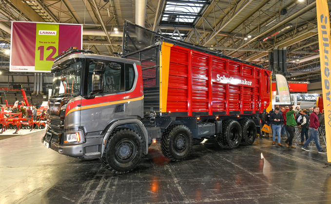 LAMMA 2026: Truck mounted Schuitemaker crop transporter  