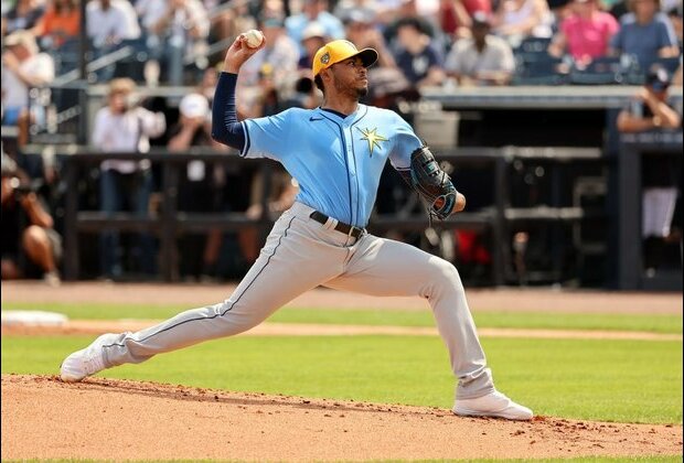 Rays RHP Taj Bradley shut down with pectoral strain