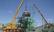 A Joest vibrating screen in a gold application in Namibia