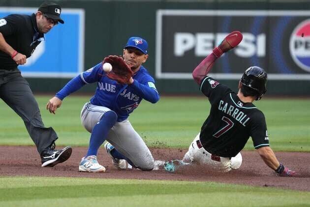 Corbin Carroll grand slam extends D-Backs' win streak, Blue Jays' skid