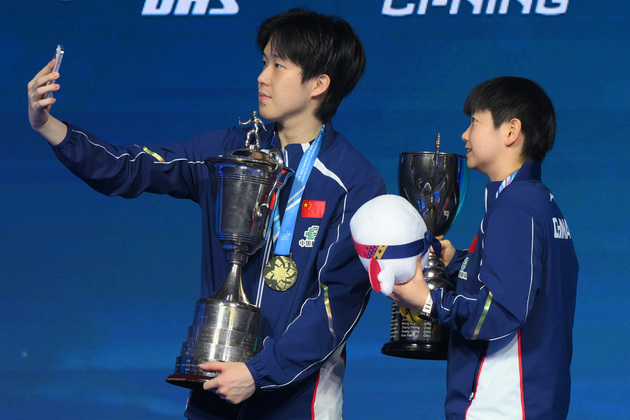 (SP)CHINA-MACAO-TABLE TENNIS-ITTF-WORLD CUP 2026-AWARDING CEREMONY (CN)
