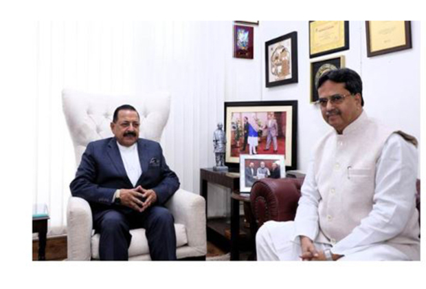 Tripura CM Manik Saha calls on Union Minister Jitendra Singh