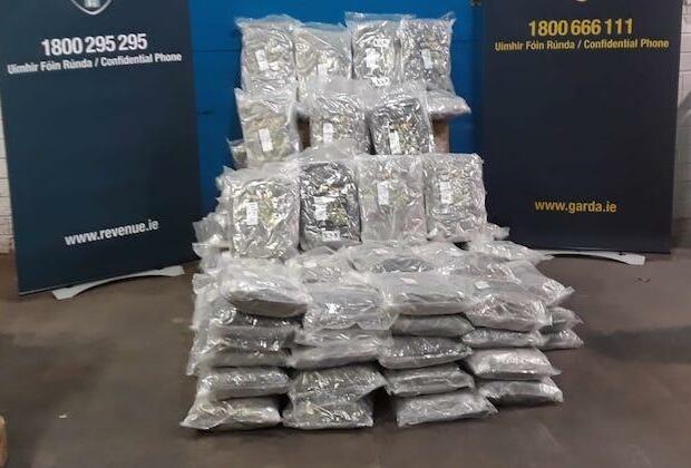 100 kilograms of herbal cannabis discovered in Drogheda