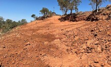 Remediation works at the Great Western mine, one of several legacy mine projects in Tennant Creek.