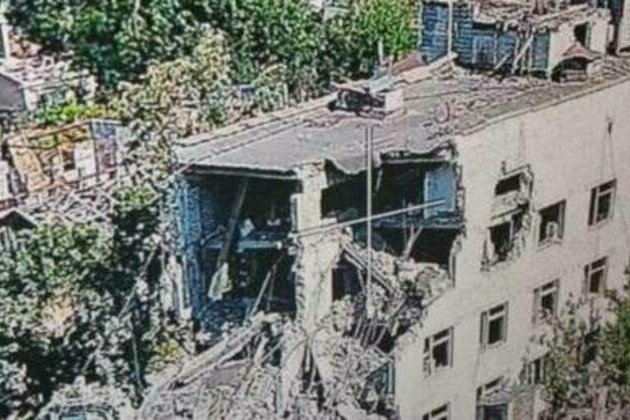 Civilians trapped after Ukrainian airstrike hits apartment block - governor