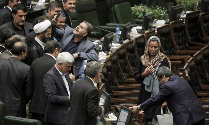 Iran papers slam MP 'selfies of humiliation' with EU diplomat Iran papers slam MP 'selfies of humiliation' with EU diplomat