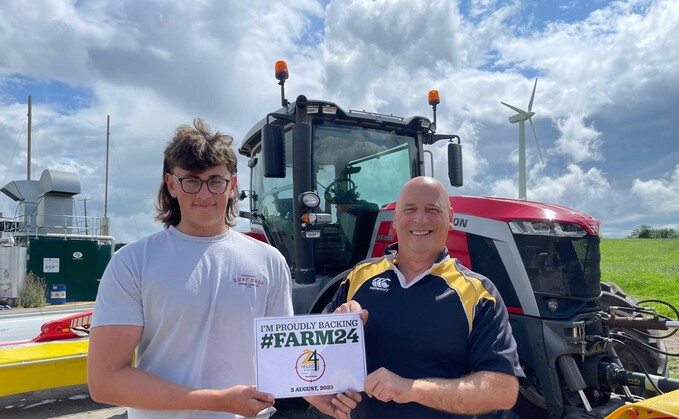 UFU deputy president John McLenaghan (right) is backing the FG #Farm24 campaign